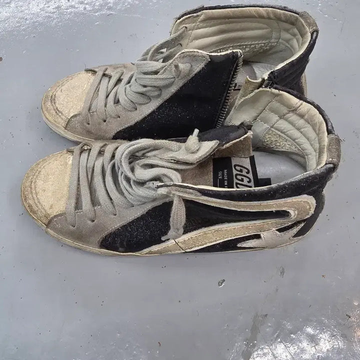 [BUNJANG] Golden Goose Slide High Top Sneakers Size 36 / 골든구스 슬라이드 하이탑 스니커즈 36