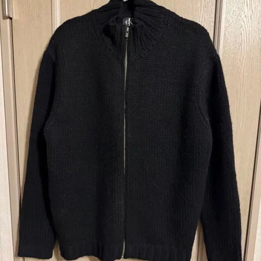 [BUNJANG] CK Full Zip Knit / ck 풀집 니트