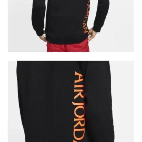 [BUNJANG] Nike Jordan Black Fleece Sweatshirt / 나이키 조던 블랙기모 맨투맨