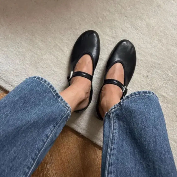 [BUNJANG] The Row Mary Jane Flat Shoes / 더로우스탈 메리제인 36(230) 보헴 양가죽 플랫 새제품