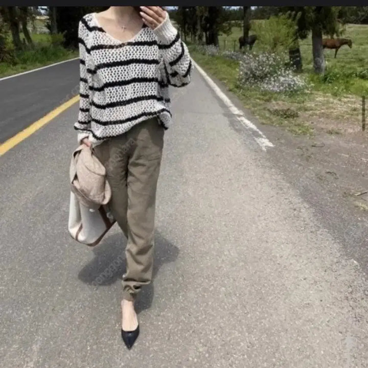 [BUNJANG] A17 Adisetteuh Linen Khaki Jogger Pants Bundle Set / A17 아디세떼흐  루흐 린넨 카키조거팬츠