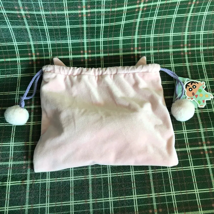 [BUNJANG] Crayon Shin-chan Buriburi Daemaou Drawstring Pouch / 짱구 부리부리대마왕 복조리파우치