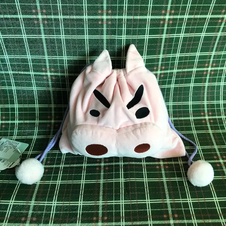 [BUNJANG] Crayon Shin-chan Buriburi Daemaou Drawstring Pouch / 짱구 부리부리대마왕 복조리파우치