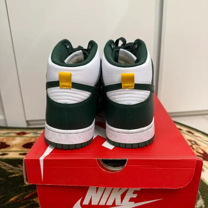 [BUNJANG] Nike Dunk High Noble Green Sneakers / 덩크하이 노블그린 280 풀박