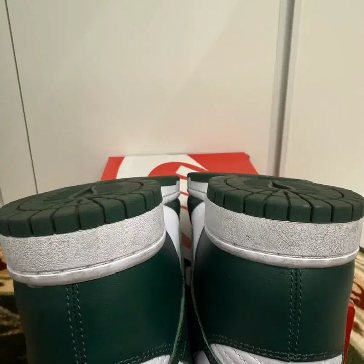 [BUNJANG] Nike Dunk High Noble Green Sneakers / 덩크하이 노블그린 280 풀박