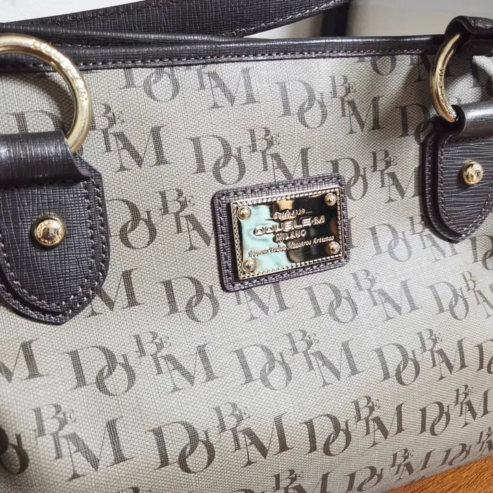 [BUNJANG] Double M Milano Tote Bag / [당일발송] 더블엠 밀라노 토트백 모노그램 패턴