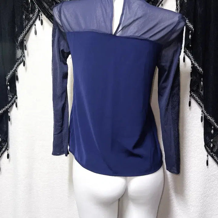 [BUNJANG] Cecil McBee Sexy See-Through Lace Blouse / 세실맥비 오네갸루 히메 섹시 시스루 레이스 블라우스 아게하 고스펑크 핀터