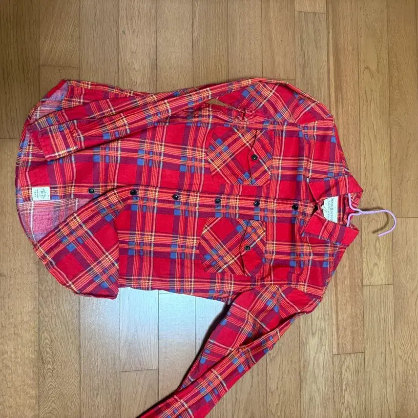 [BUNJANG] Denim &amp; Supply Ralph Lauren Red Checkered Shirt / 데님앤서플라이 랄프로렌 레드 체크 셔츠