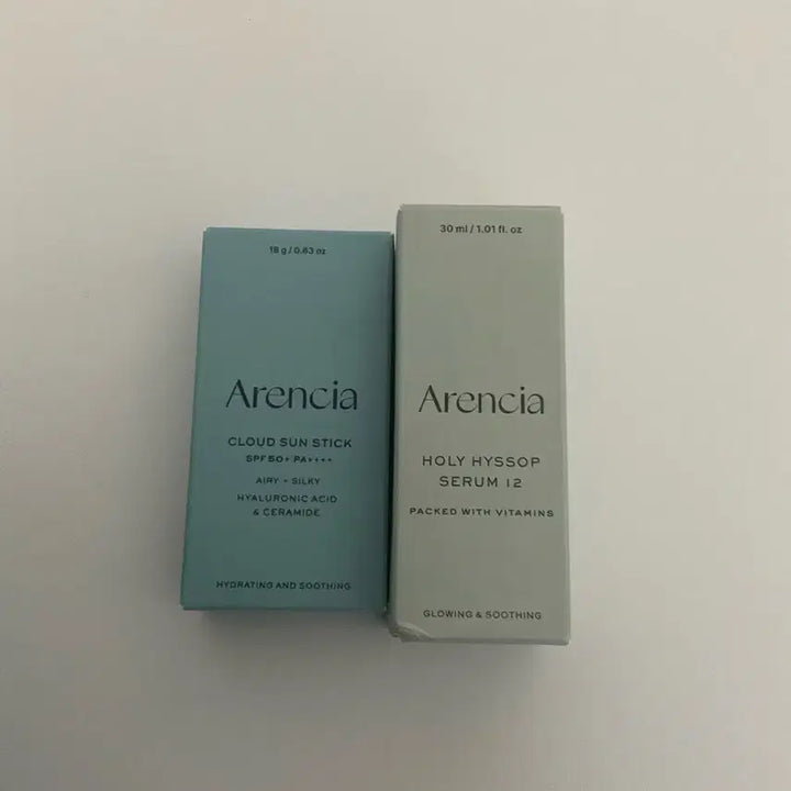 [BUNJANG] Arencia Holy Hyssop Serum & Sun Stick Bundle / 아렌시아 홀리히솝세럼12+선스틱 새제품 일괄판매