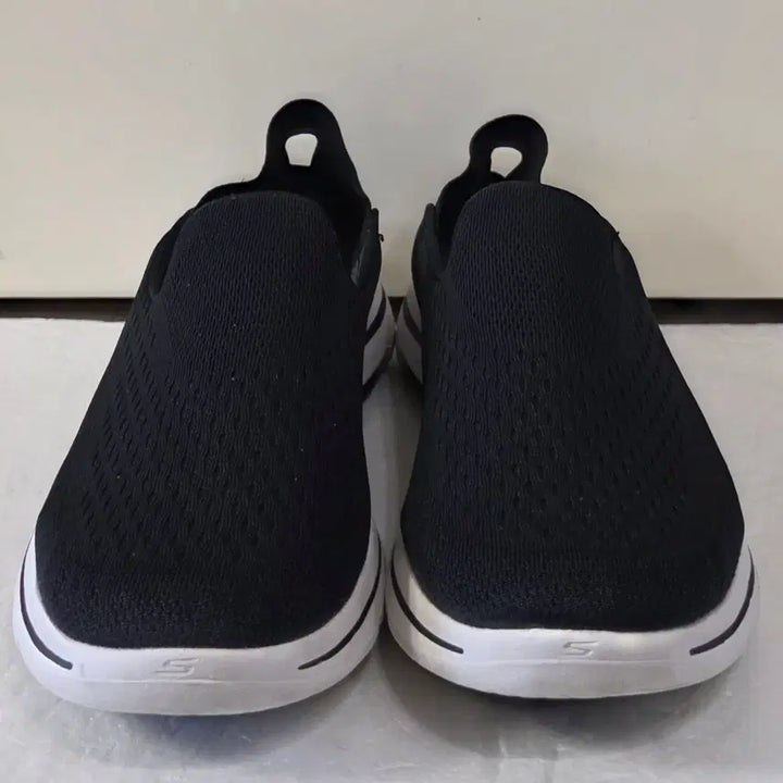 [BUNJANG] Skechers Go Walk 5 Folding Mule Slip-on Black White Sneakers / [270] 스케쳐스 고워크5 폴딩 뮬 슬립온 블랙화이트ㅡ단종매물,최저가