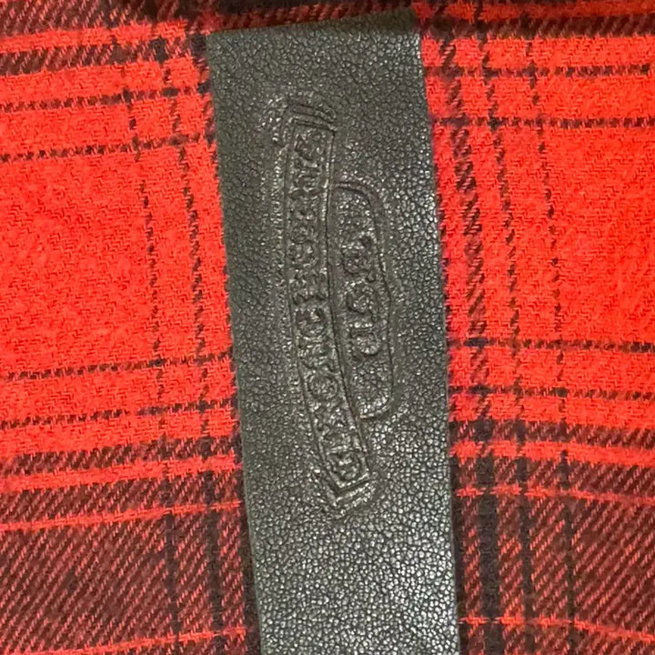 [BUNJANG] Chrome Hearts Leather Patch Shirt / 크롬하츠 가죽패치 셔츠 급처