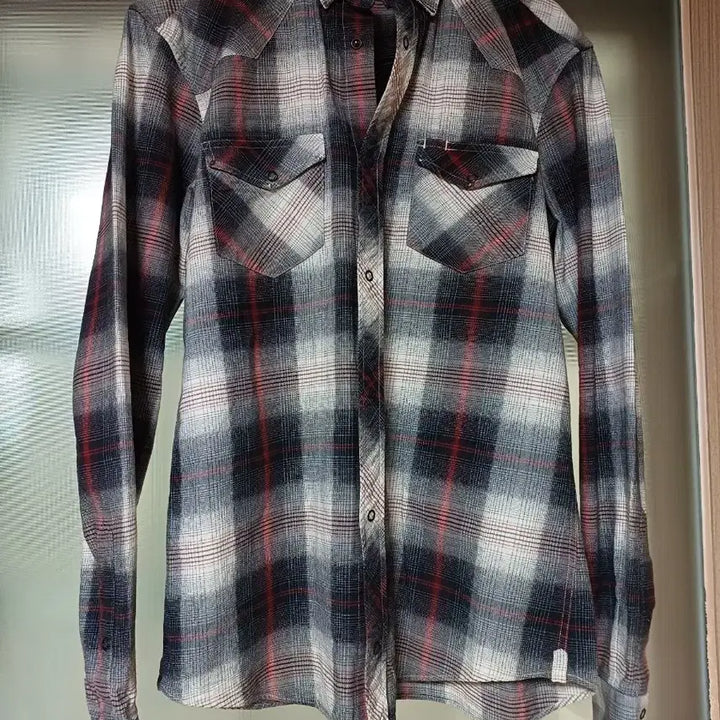 [BUNJANG] Balmain Cowboy Flannel Check Shirt / Balmain 2010 AW 발망 카우보이 셔츠 데카르넹 플란넬 체크셔츠