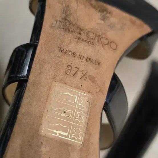 [BUNJANG] Jimmy Choo Summer Sandals Heels 37.5 / 지미 추 여름 샌들 힐 245 미리 37 반 정품