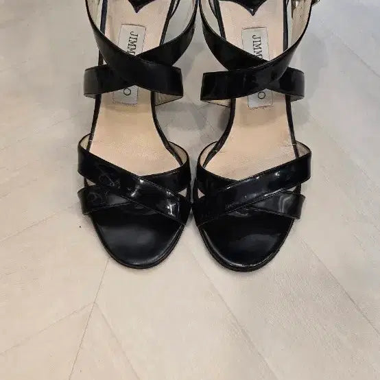 [BUNJANG] Jimmy Choo Summer Sandals Heels 37.5 / 지미 추 여름 샌들 힐 245 미리 37 반 정품