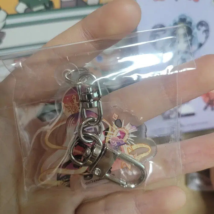 [BUNJANG] Cookie Run Kingdom Twilight Dark Choco Cookie Keyring / 쿠키런 킹덤 이달의 굿즈 황혼 닼카 키링