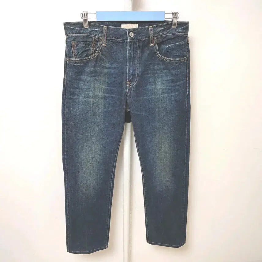 [BUNJANG] Uniqlo Men's Regular Fit Denim Pants / [33] 추동용 유니클로 남성 레귤러 청바지 새옷 수준 데님 팬츠