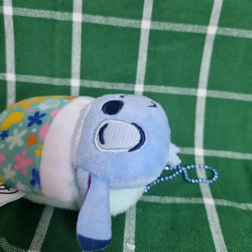 [BUNJANG] Stitch Doll Keychain / 이불 덮은 스티치 인형키링