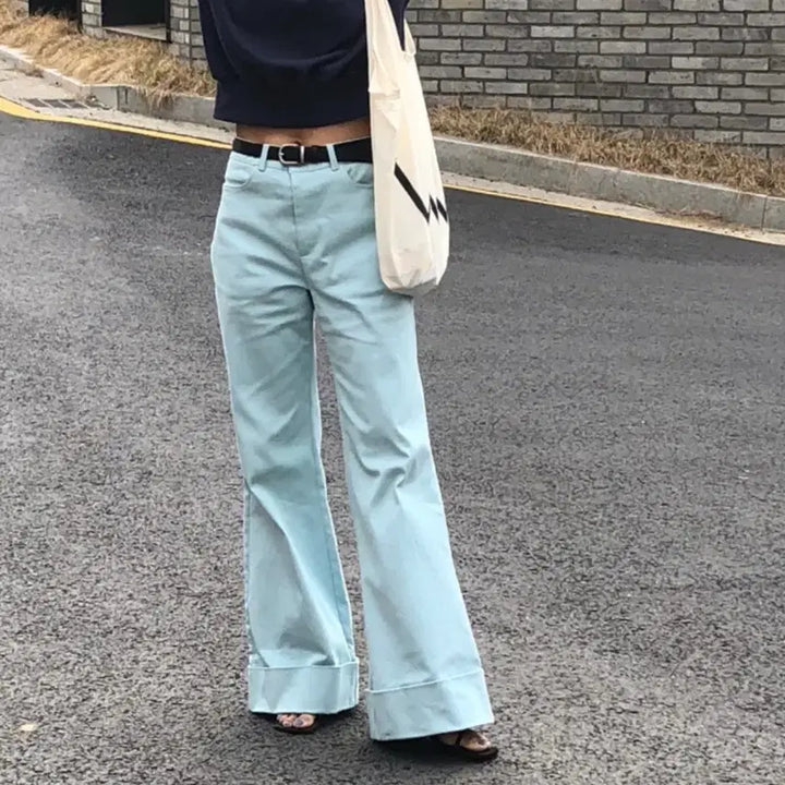 [BUNJANG] Nandle Second Turnup Pants (Black, M) / Nandle Our second turnup pants(블랙M)