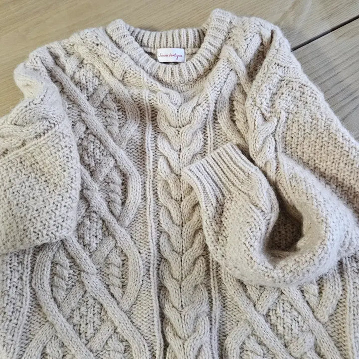[BUNJANG] Cienne Grandpa Sweater Beige / 시엔느 그랜파 스웨터 베이지