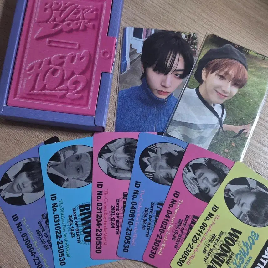[BUNJANG] Xodiac Taesan & Wain Weverse Album Bundle Set / 보넥도 얼윈파 위버스반 앨범+태산,운학 포카 일괄 판매합니다