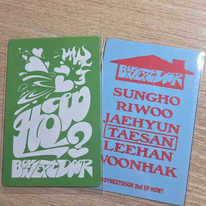 [BUNJANG] Xodiac Taesan & Wain Weverse Album Bundle Set / 보넥도 얼윈파 위버스반 앨범+태산,운학 포카 일괄 판매합니다