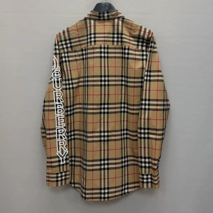 [BUNJANG] Burberry Camerson Logo Print Poplin Shirt / 버버리 CAMERSON 로고 프린트 포플린 셔츠 ( 100~105 )