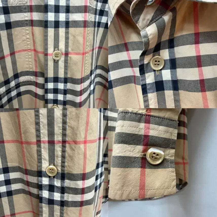 [BUNJANG] Burberry Camerson Logo Print Poplin Shirt / 버버리 CAMERSON 로고 프린트 포플린 셔츠 ( 100~105 )