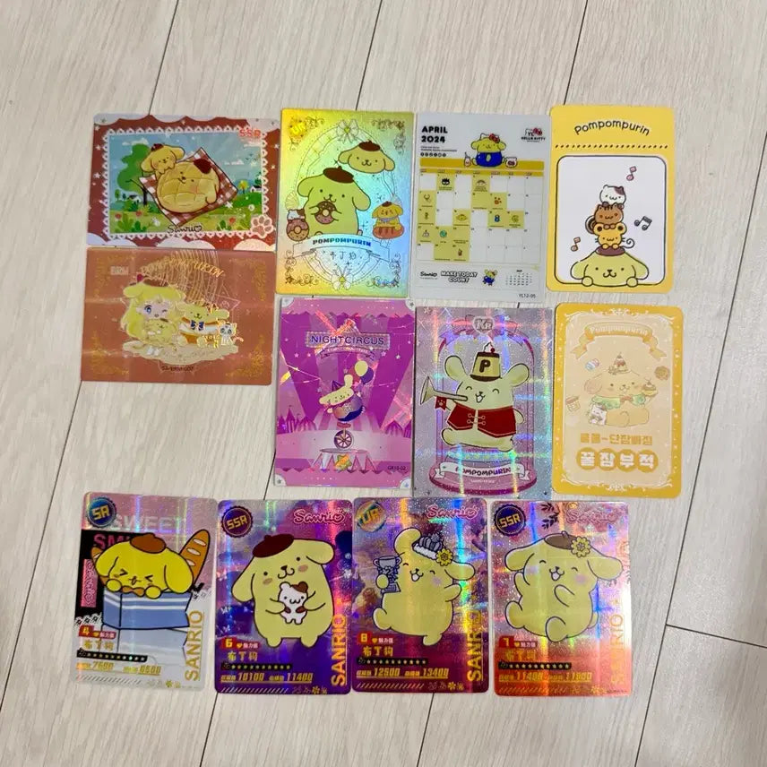 [BUNJANG] Pompompurin Card Photocard Bundle Set / 폼폼푸린 카드 포토카드