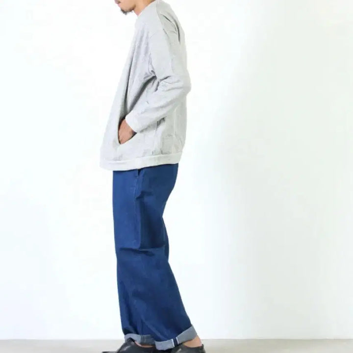 [SOLD OUT] outil 우티 판탈론 아를 데님 신치백 워크 팬츠