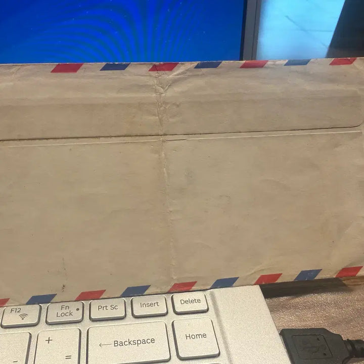 [BUNJANG] 1950s Korean War Era Airmail Envelope from Gangwon-do Ulleung-gun / 1950년대 - 강원도 - 경북 울진 남면 발산리 발송 APO 주한 미군