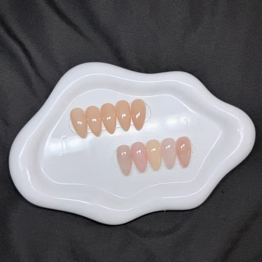 [BUNJANG] Nude Handmade Nail Tips / 누드 수제네일팁