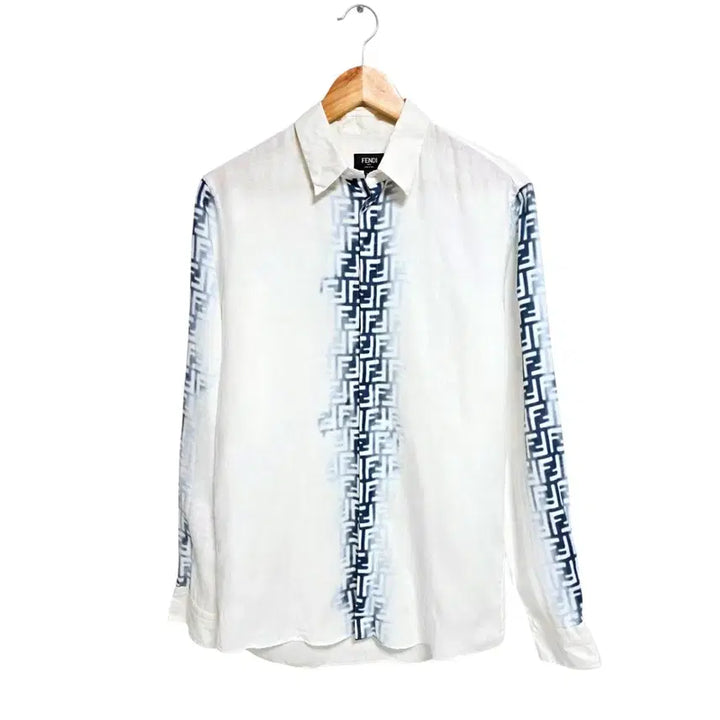[BUNJANG] Fendi FF Gradient Linen Shirt / 펜디 FF 그라디언트 린넨셔츠