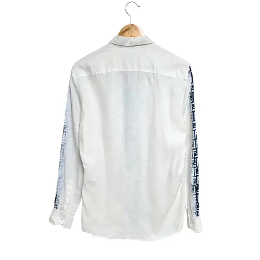 [BUNJANG] Fendi FF Gradient Linen Shirt / 펜디 FF 그라디언트 린넨셔츠