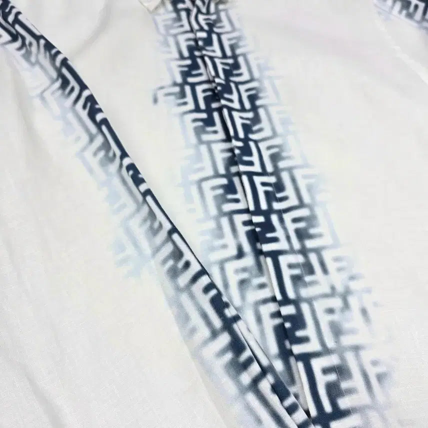 [BUNJANG] Fendi FF Gradient Linen Shirt / 펜디 FF 그라디언트 린넨셔츠
