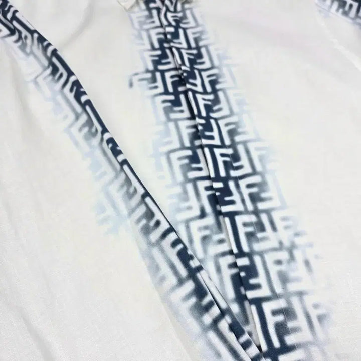 [BUNJANG] Fendi FF Gradient Linen Shirt / 펜디 FF 그라디언트 린넨셔츠