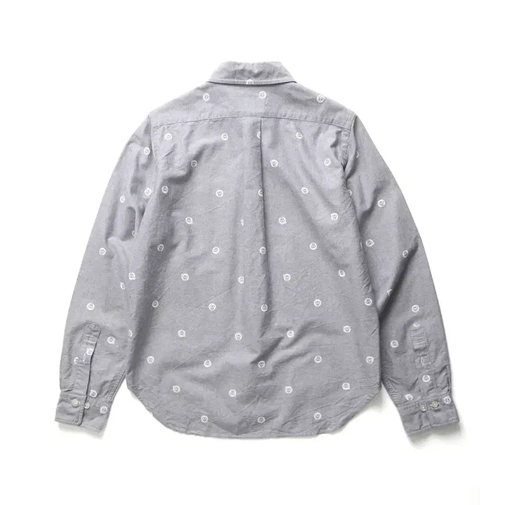 [BUNJANG] A BATHING APE Milo Patterned Oxford Shirt / A BATHING APE Milo Shirt