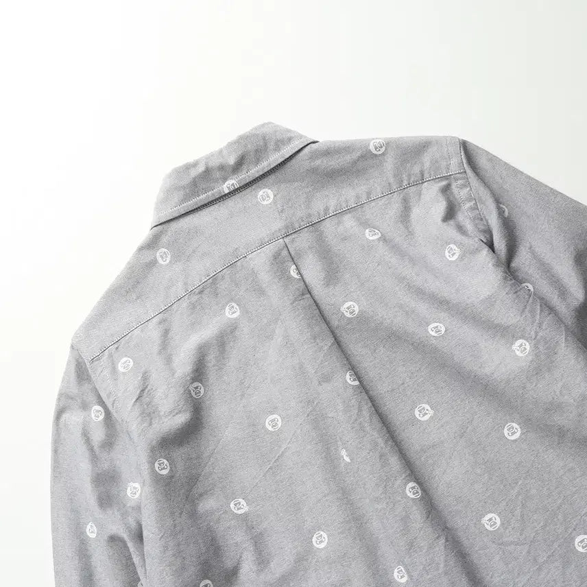[BUNJANG] A BATHING APE Milo Patterned Oxford Shirt / A BATHING APE Milo Shirt
