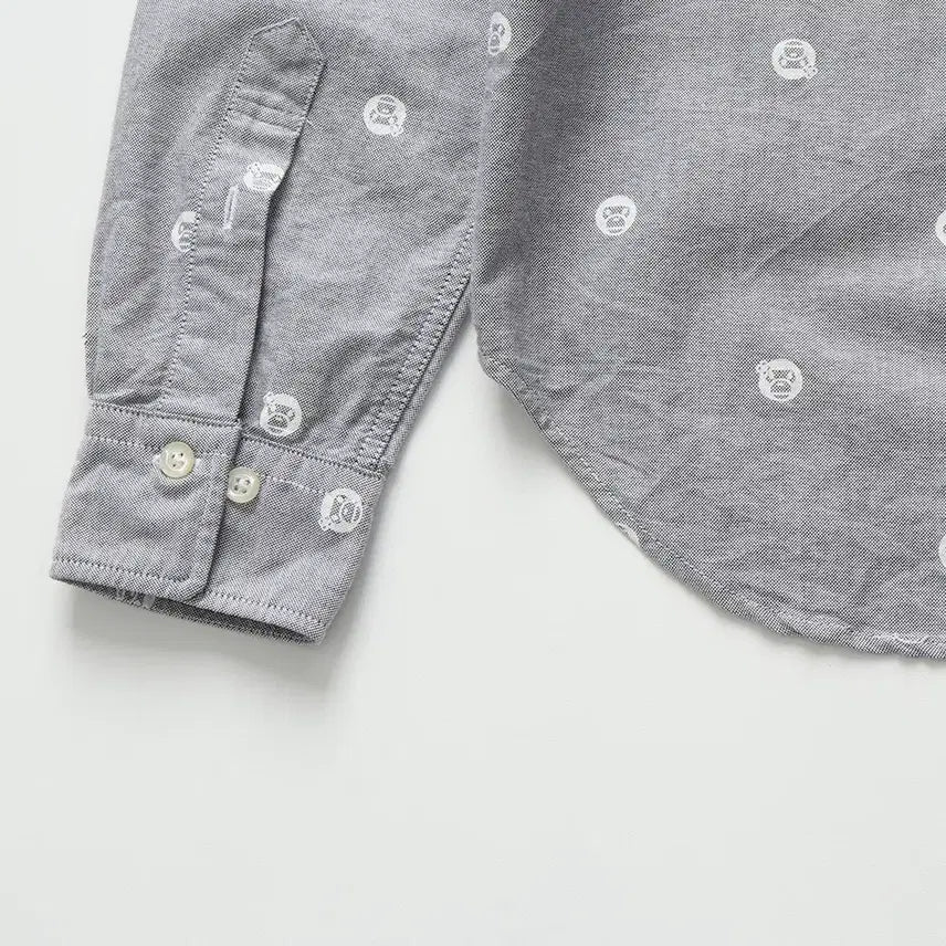 [BUNJANG] A BATHING APE Milo Patterned Oxford Shirt / A BATHING APE Milo Shirt