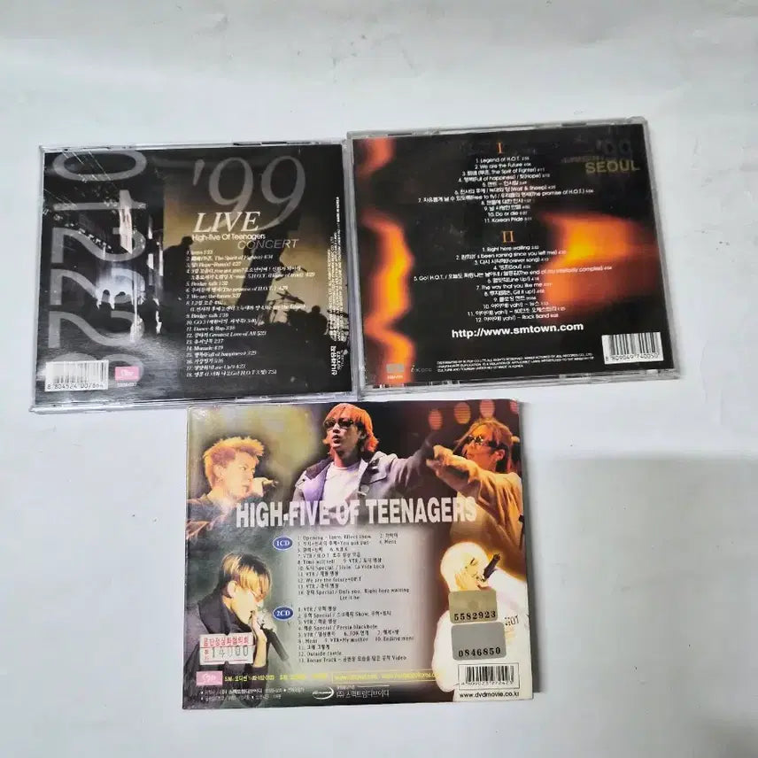 [BUNJANG] H.O.T. Concert Live Album Bundle Set / H.O.T. 콘서트 라이브 앨범 CD 일괄입니다