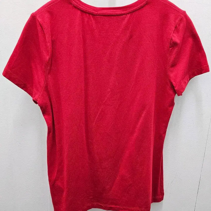 [SOLD OUT] DKNY 레드 반팔 티셔츠 골드 로고