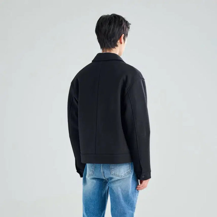 [BUNJANG] Z_fli:C Heavy Wool Blend Short Coat Jacket / 지플리시 숏코트 자켓 아우터 정장 블레이저 새상품 한정판 품절 선착순