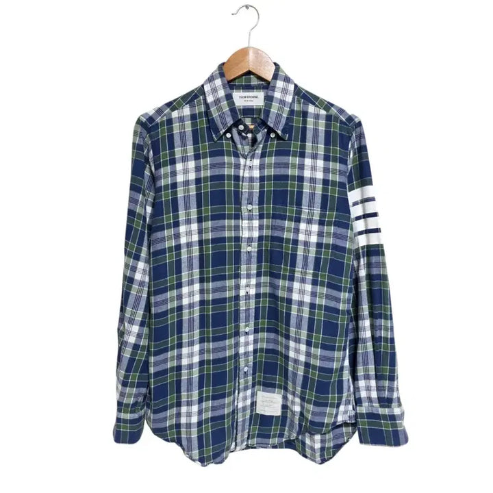 [SOLD OUT] 톰브라운 4바 플란넬 체크셔츠