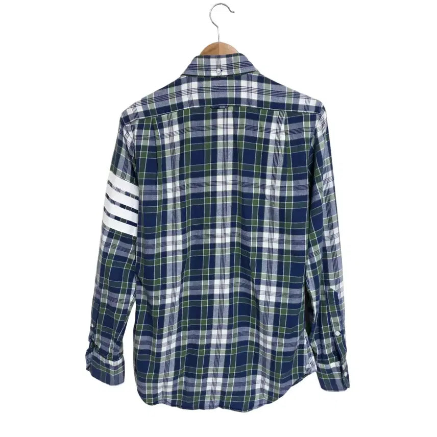 [SOLD OUT] 톰브라운 4바 플란넬 체크셔츠