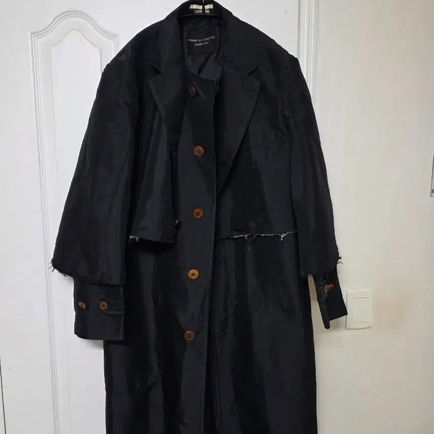 [SOLD OUT] 20AW 꼼데가르송 옴므플러스 케이프 코트 M 블랙