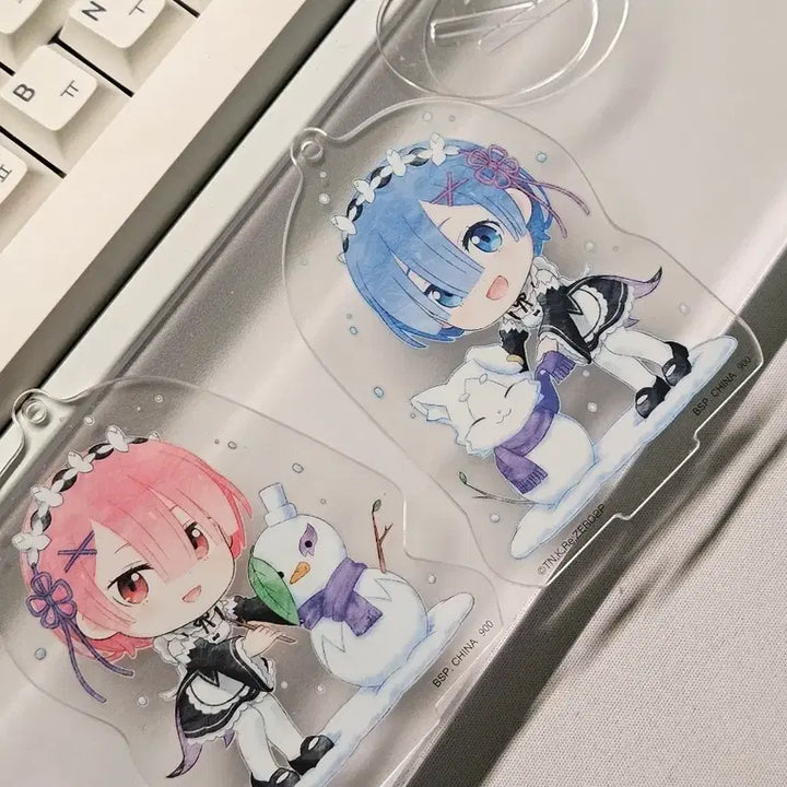 [BUNJANG] Re:Zero Ichiban Kuji Acrylic Stand Ram &amp; Rem Bundle Set / 리제로 이치방쿠지 아크릴 스탠드 람렘 일괄 판매