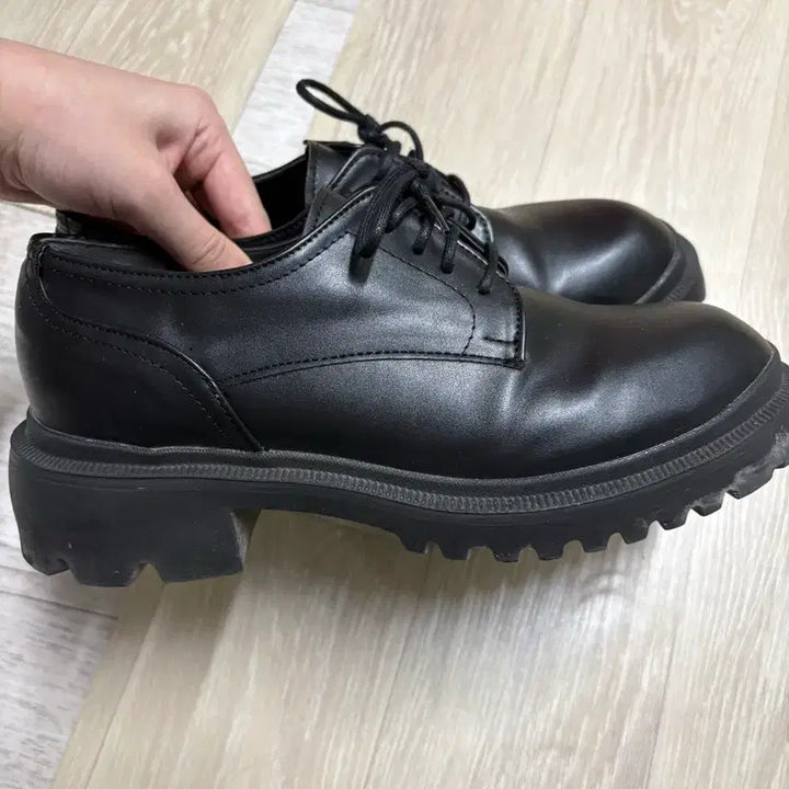 [BUNJANG] Mark Mork Black Platform Loafers Shoes 245 / 마크모크 통굽 블랙 로퍼 키높이 슈즈 로퍼 245