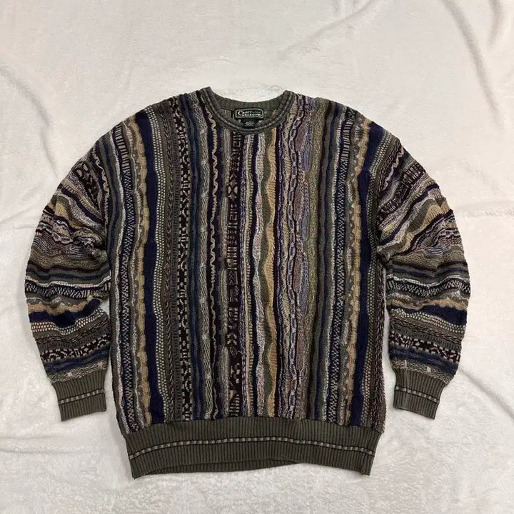 [BUNJANG] CROFT&amp;BARROW 3D Cable Knit Sweater / (L)CROFT&amp;BARROW 3D 케이블 니트