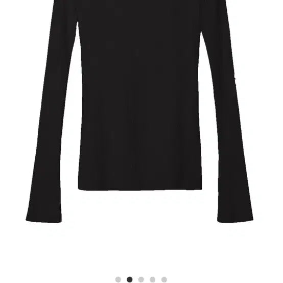 [BUNJANG] Bonnae Graphic Top Black / 본네 Bonnae 카라 그래픽 탑 블랙