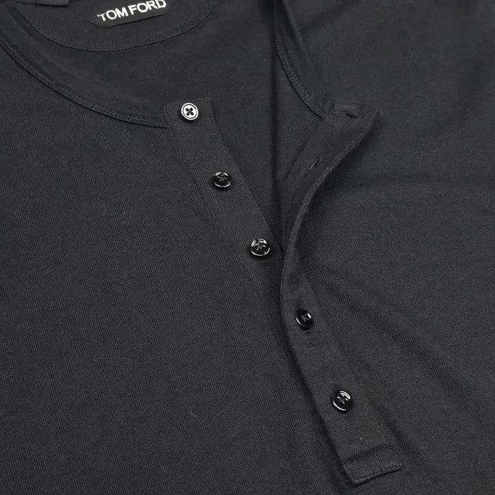 [BUNJANG] Tom Ford Henley Long Sleeve T-Shirt / 톰포드 헨리넥 긴팔 티셔츠