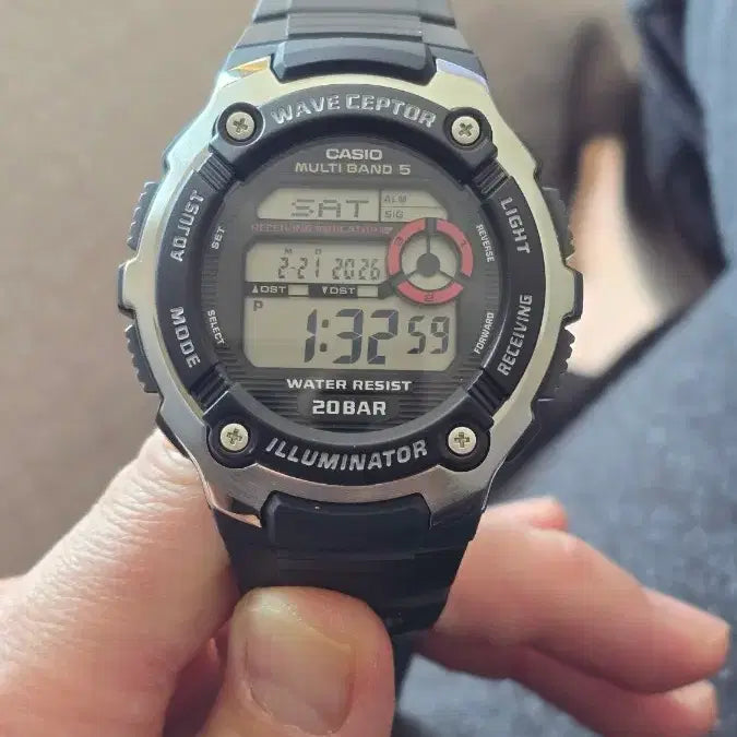 [BUNJANG] Casio Wave Ceptor Multi Band 5 Watch / 카시오 웨이브셉터 멀티밴드5 전자시계